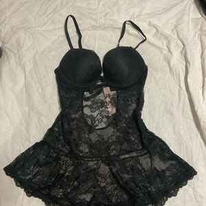Victoria Secret Black Lace Lingerie